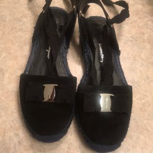 Salvatore Ferragamo Espadrilles with ankle tie